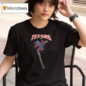 Houston Texans Amazing Spider Man Cartoon T Shirt