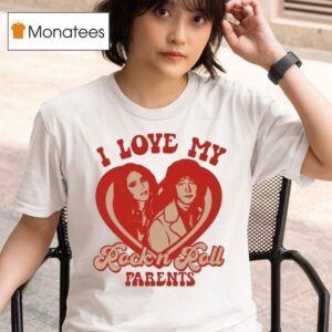 I Love My Rock N Roll Parents Hear T Shirt
