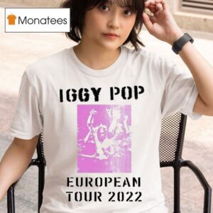 Iggy Pop Europe Tour T Shirt
