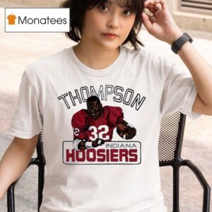 Indiana Hoosiers Legend Anthony Thompson Caricature T Shirt