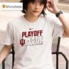 Indiana Hoosiers Playoff Mode Built To Be Champions Go Big Red Masco T Shirt