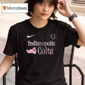 Indianapolis Colts X Pink Panther Cartoon T Shirt