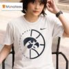 Iowa Hawkeyes Basketball Logo T Shirt