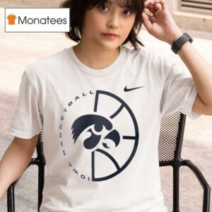 Iowa Hawkeyes Basketball Logo T Shirt