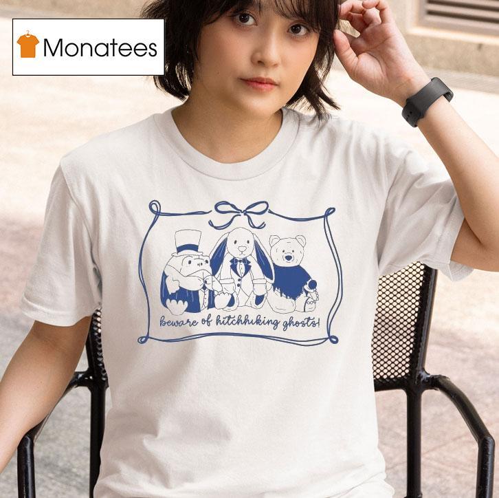 Jelly Ghosts Beware Of Hitchhiking Ghosts T Shirt