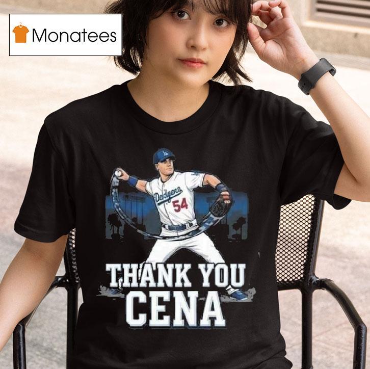 John Cena Wwe Legend Final Match Dec Retirement Tour Thank You Cena X Los Angeles Dodgers T Shirt