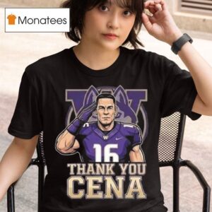 John Cena Wwe Legend Final Match Dec Retirement Tour Thank You Cena X Washington Huskies Bucked Up La Bowl Season Champion T Shirt