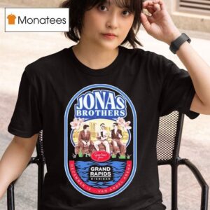 Jonas Brothers Greetings From Your Hometown Grand Rapids Mi Dec Van Andel Arena T Shirt