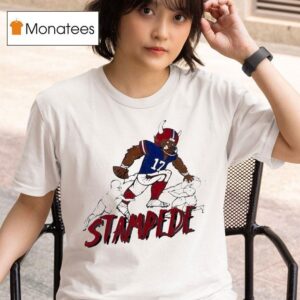Josh Allen Stampede Buffalo Bills Masco T Shirt