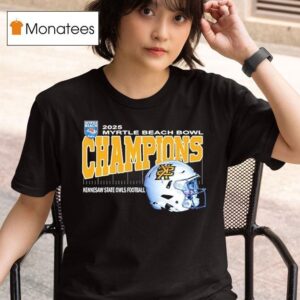Kennesaw State Owls Are Myrtle Beach Bowl Champions Helmet At Brooks Stadium In Conway South Carolina On December Th T Shirt