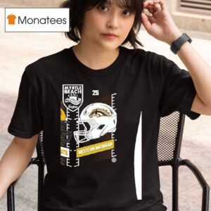 Kennesaw State Owls Vs Western Michigan Broncos Football Myrtle Beach Bowl T Shirt