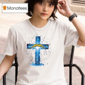 Los Angeles Chargers I Can Do All Things Through Chris Cross T Shirt