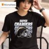 Los Angeles Chargers Super Chargers Helmet Logo T Shirt
