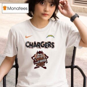 Los Angeles Chargers X Taz Looney Tunes Harley Davidson T Shirt