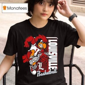 Louisville Cardinals Red Modern Mascot Basketball T Shirt