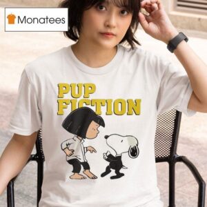 Lucy And Snoopy Pulp Fiction The Peanuts T Shirt