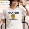 Madrid Game Michigan National Champs Nebraska National Chump Hand Sign T Shirt