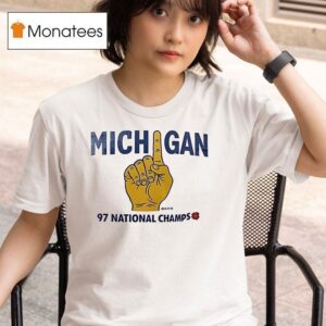 Madrid Game Michigan National Champs Nebraska National Chump Hand Sign T Shirt