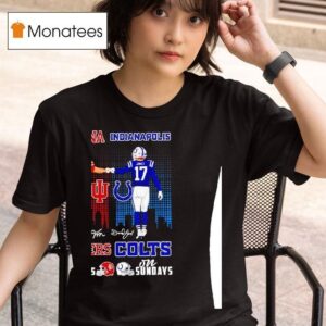 Mendoza Indiana Hoosiers On Saturday And Jones Indianapolis Colts On Sundays Signatures T Shirt