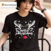 Merry Christmas Fuck Trump Xmas Reindeer T Shirt