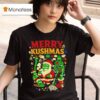 Merry Kushmas Cannabis Santa Claus Graphic T Shirt