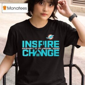 Miami Dolphins Inspire Change Logo T Shirt