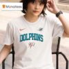 Miami Dolphins Barry Manilow Once Before I Go Signature T Shirt