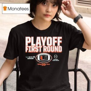 Miami Hurricanes Cfp Playoff First Round Winner T Shirt