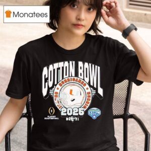 Miami Hurricanes Goodyear Cotton Bowl Helme T Shirt