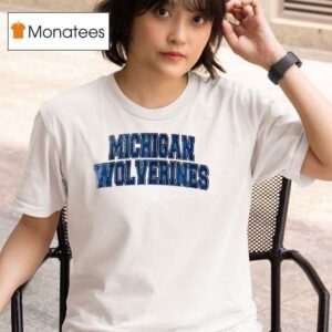 Michigan Wolverines I Was Born With My Heart On My Sleeve A Fire In My Soul T Shirt