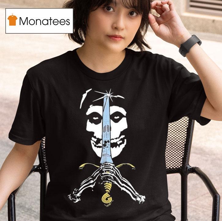 Misfits Lost Found Sword And Skull T Shirt