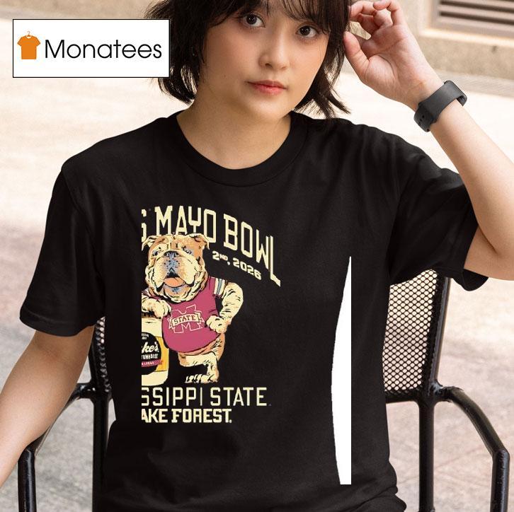 Mississippi State And Wake Forest Duke S Mayo Bowl Jan Nd T Shirt