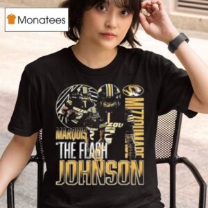 Mizzou Tigers Nil Marquis Johnson The Flash Player T Shirt