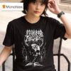 Morbid Angel White Horned Skull T Shirt