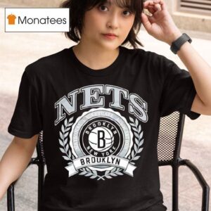 Naional Basketball Association Brooklyn Nets Crest Logo T Shirt