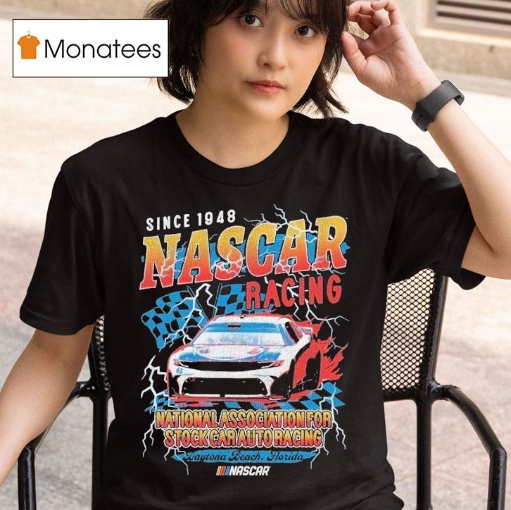 Nascar Mad Engine National Association For Stock Car Auto Racing Shock Racer T Shirt