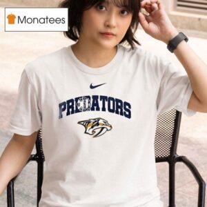 Nashville Predators Fire Dept First In Last Out Logo T Shirt