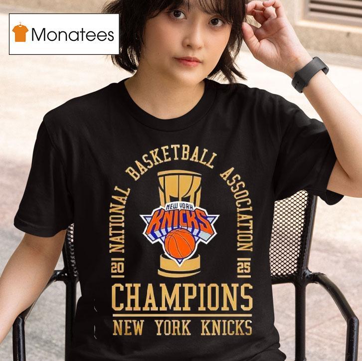 National Basketball Association New York Knicks Nba Cup Champions T Shirt