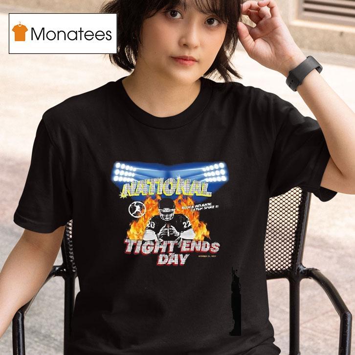 National Tight Ends Day Block Release Catch Spike Long Sleeves T Shirt