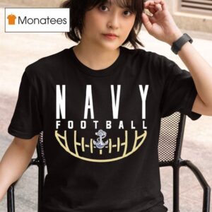 Navy Midshipmen Football Us Naval Academy Logo T Shirt