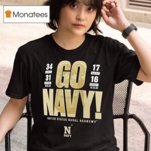 Navy Midshipmen Go Navy Commander In Chief S Trophy Champions T Shirt