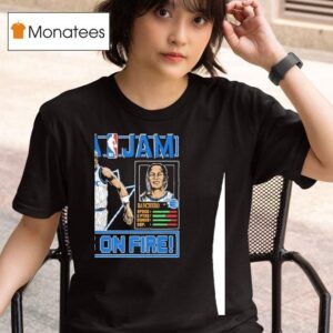 Nba Jam Paolo Banchero He S On Fire Orlando Magic Basketball T Shirt