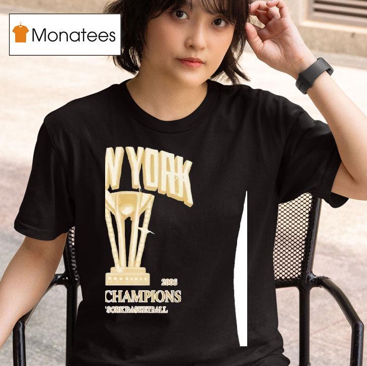 New York Cup Champions New Sork Basketball T Shirt
