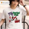 New York Giants Turfed Toe Cartoon T Shirt