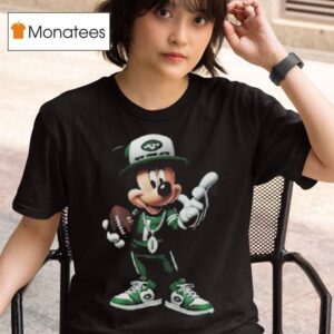 New York Jets Disney Mickey Kick Back T Shirt
