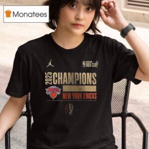 New York Knicks Nba Cup Champions Locker Room T Shirt