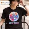New York Rangers New York Mets New York Giants Mashup Logo T Shirt