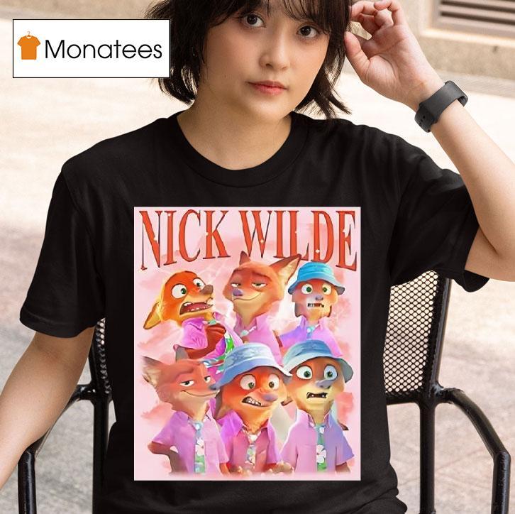 Nick Wilde Disney Zootopia Graphic T Shirt