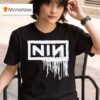 Nine Inch Nails With Th Thread Logo T Shirt