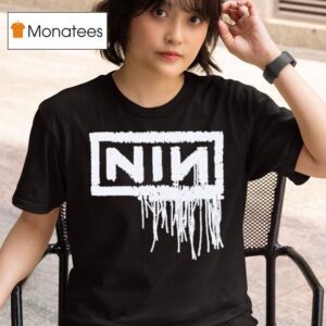 Nine Inch Nails With Th Thread Logo T Shirt